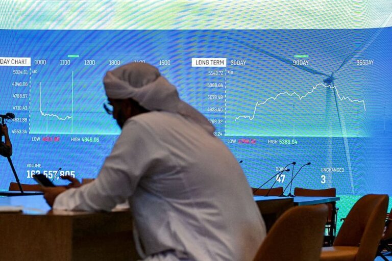 Dubai, Abu Dhabi stocks plunge after trading halt Dubai, Abu Dhabi stocks plunge after trading halt - dubai dhabi