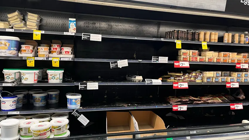 Supermarket shelves face summer gaps as Iran war threatens UK’s CO2 lifeline - supermarket shelves