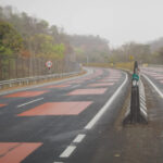 This 'Red Road' Is Designed To Slow Down Drivers And Protect Wild Life - 'red road'