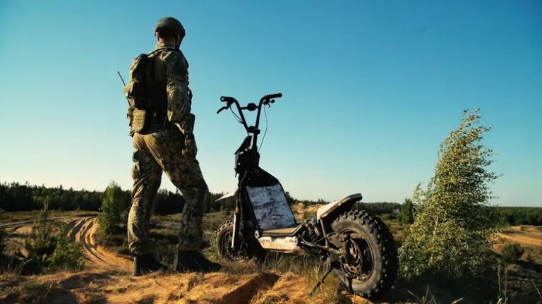 This Military Electric Scooter Is Proving Its Value In Active Combat Zones - military electric