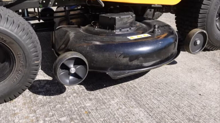 Should Mower Deck Wheels Touch The Ground? - mower deck