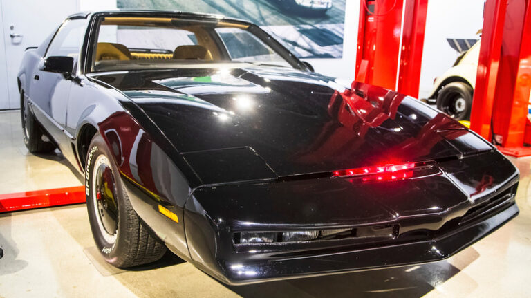 How The 'Knight Rider' Pontiac Trans-Am Got A Speeding Ticket While Sitting In A Museum - 'knight rider'