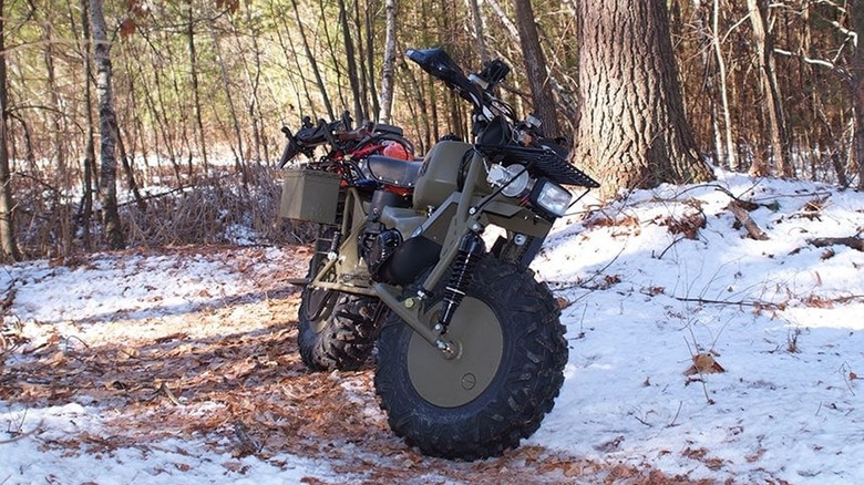 This Cool Motorcycle Has Hollow Wheels That'll Let You Float It Across Water - cool motorcycle