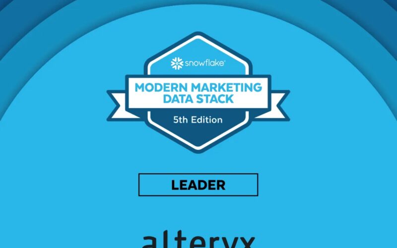 Alteryx Recognized as Leader in Snowflake’s Modern Marketing Data Stack Report - alteryx recognized
