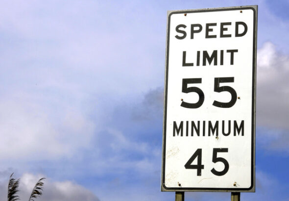 If You See A Minimum Speed Limit Sign, There's A Good Reason Why - minimum speed
