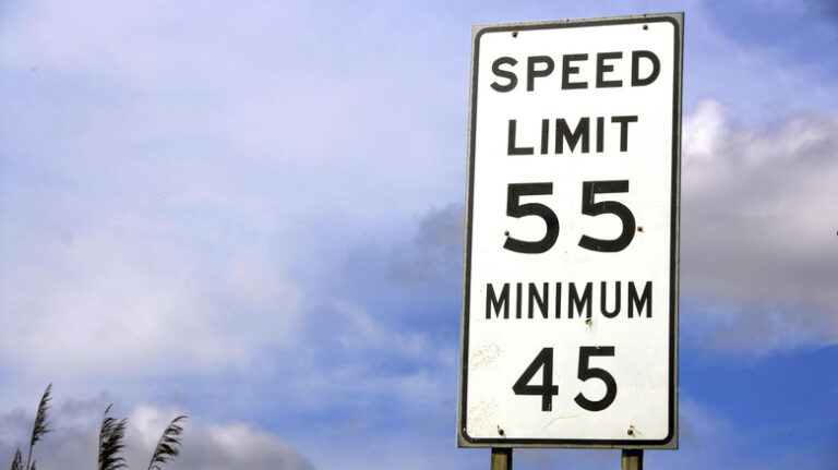 If You See A Minimum Speed Limit Sign, There's A Good Reason Why - minimum speed