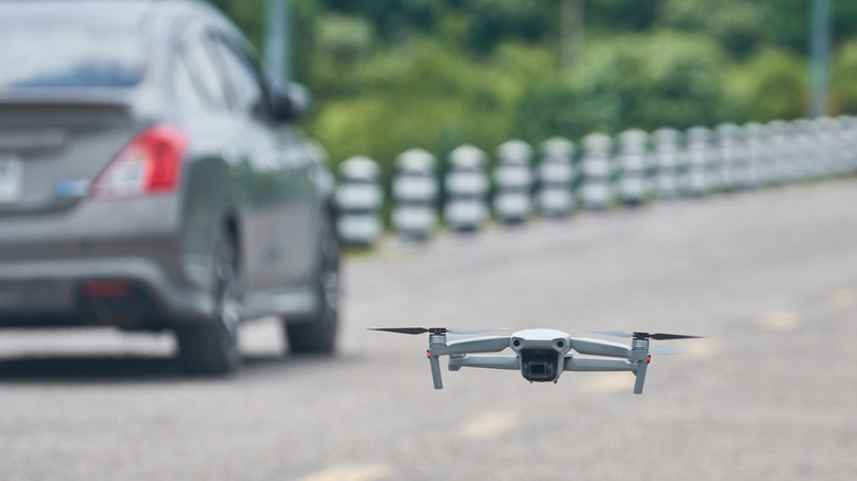 Being Followed By A Drone While Driving? Here's Why It May Be Tracking Your Car - being followed