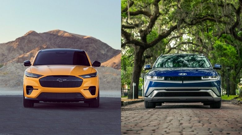 Ford Mustang Mach-E Vs Hyundai Ioniq 5: Which Electric SUV Offers More At Its Price Point? - ford mustang