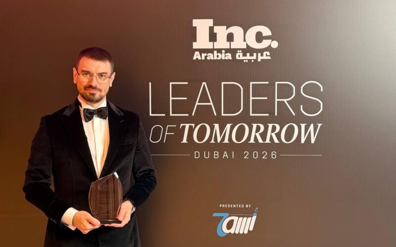 AVELIN AI CEO Yury Akinin Named AI Leader of Tomorrow at Inc Arabia Awards 2026 - avelin yury