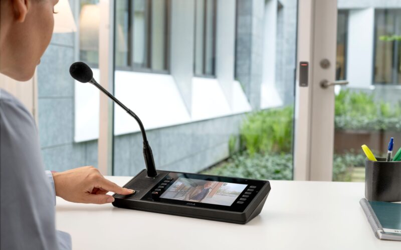 Axis Communications announces video support for the AXIS C6110 Network Paging Console - axis communications